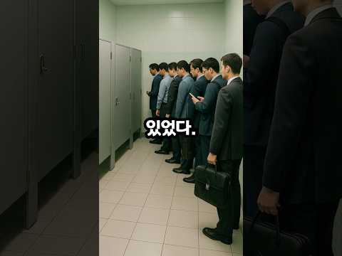 지하철 화장실에 줄이 길게 늘어선 이유