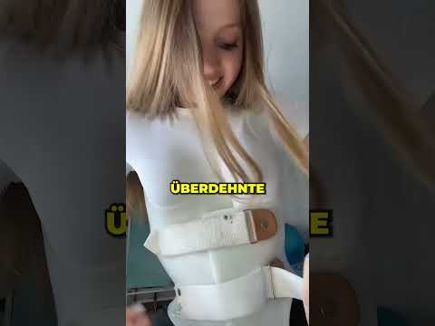 Skoliose Weste macht Wirbelsäule gerade