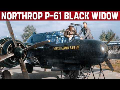 P-61 Black Widow | The American Night Fighter | WWII Twin Engine Northrop Warplane