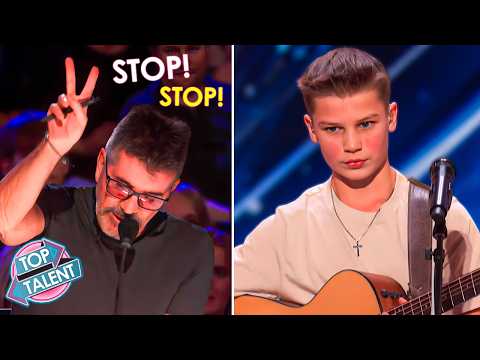 Simon STOPS Nervous 13-Year-Old Singer Mid-Audition… Then THIS Happens?!