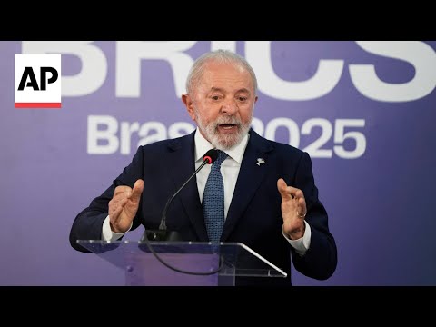 YouTube video thumbnail: Brazil's President Responds to Trump's Tariff Threats on Countries That Align With BRICS