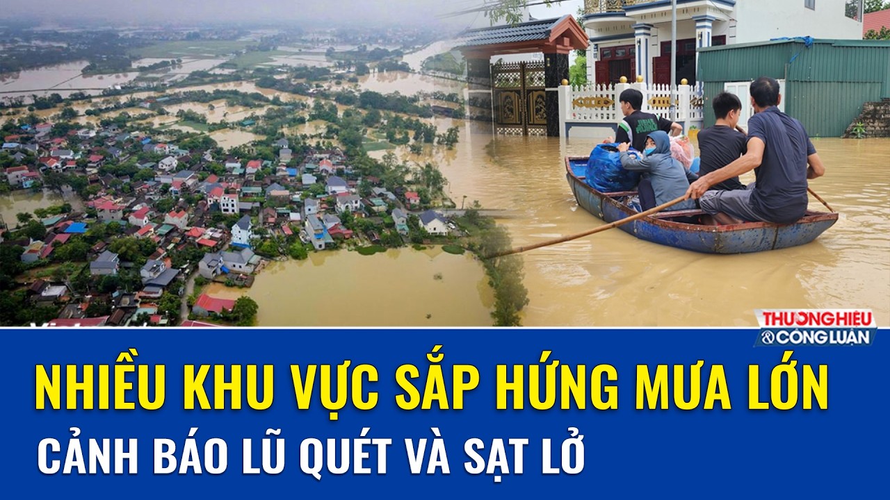 Từ ngày 19-27/9, nhiều nơi tiếp tục mưa lớn, cảnh báo lũ quét và sạt lở đất