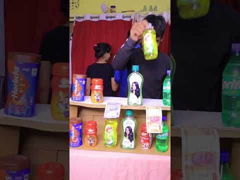 Match the groceries bottle challenge ๐ฏ#shortvideo #funny #shorts #viral