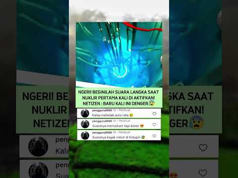 Ngeri! Beginilah Suara Nuklir Saat Di Aktifkan😰!?#shorts
