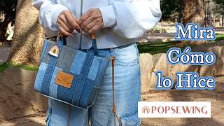 Descubre el Kit Perfecto para Principiantes de Bolso Vaquero DIY 😍 Unboxing Popsewing