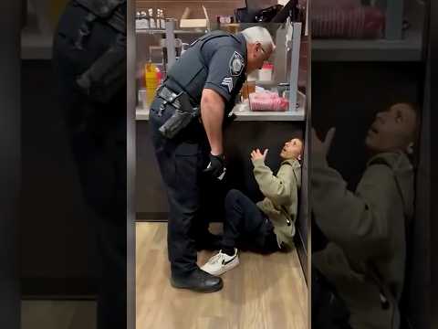 Officer Magnifico Loses Temper, Slams Kid at Sheetz #shorts