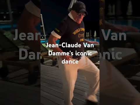 Jean-Claude Van Damme iconic Dance #celebrity #kickboxer #movie