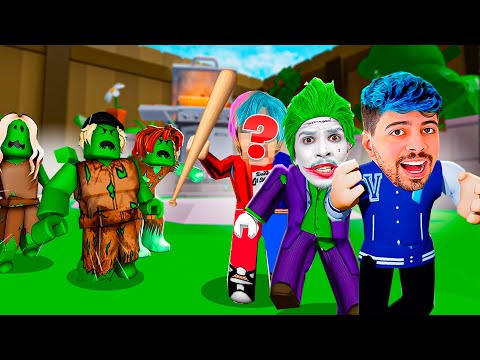 DISPUTEI UM MEGA ESCONDE ESCONDE DE ZUMBI,GELO E LADRÃO COM OS VILÕES NO ROBLOX!! Mega Hide and SeEK