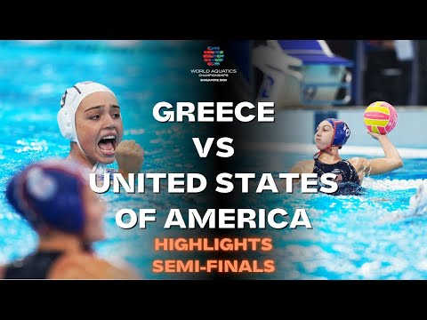 Highlights | Greece vs USA | Women's Semi-Finals | World Aquatics Championships Singapore2025