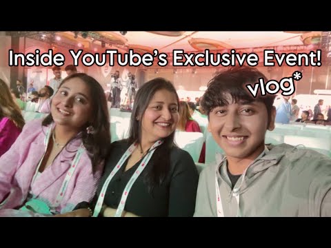 Hum Teeno Gaye YouTube Event Pe #Vlog #brownkiki #youtube