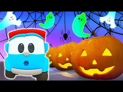 Especial de Halloween com Léo, o caminhão! Desenho animado infantil. Desenhos animados em português