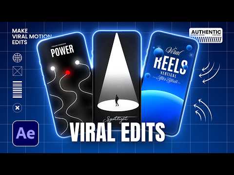 5 VIRAL Motion Graphic Edits in After Effects