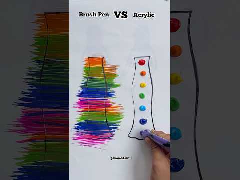 Satisfying Art Dress 👗✨ | Rainbow dress painting 🌈  #shorts #art #satisfying