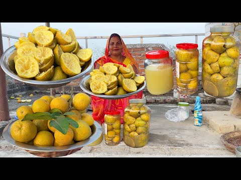 अब आप कभी भी निम्बू के छिलके नहीं फेकेंगे | Lemon Pickle Recipe | नीम्बू स्टोर करने की विधि