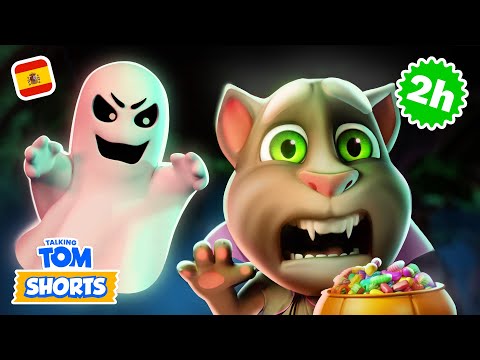 No tengas miedo de Halloween | Cortos de Talking Tom | Compilación de dibujos animados