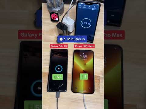 MagSafe vs android both 20w USB 👍 #phonewars #androidvsiphone #charger #magsafe #typec