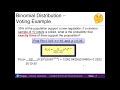 Binomial Distribution Concepts