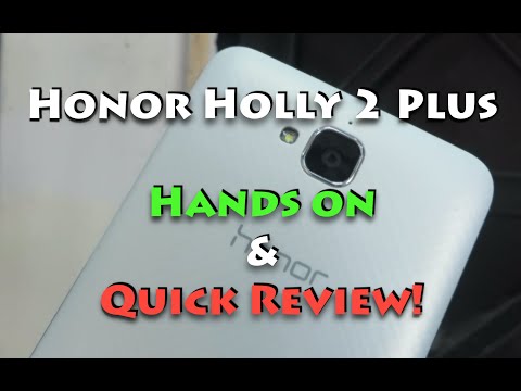 (ENGLISH) Honor Holly 2 Plus Hands on Review, Camera and India Price