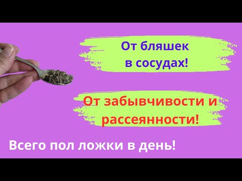 Всего пол чайной ложки! От забывчивости, от рассеянности, от деменции