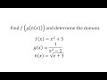 Understanding Composition of Functions and Domain Restrictions