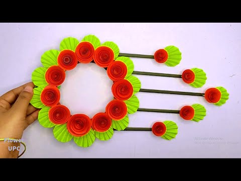 Amazing Paper Wall Hanging Making For Home | Wall hanging craft ideas | Beautiful Paper Wall Hanging