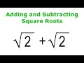 Simplifying Square Roots and Operations