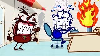An Office You Can't Refuse | Pencilmation Cartoons!