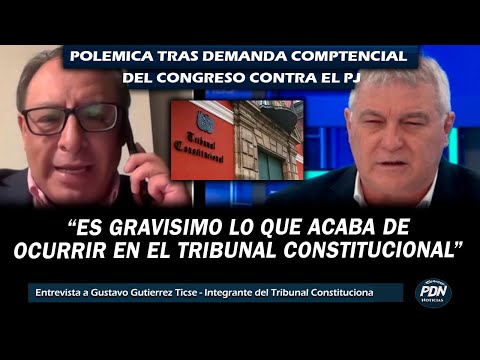 MAGISTRADO DEL TC CONSTERNADO: POLÉMICA TRAS RECHAZO DEMANDA COMPETENCIAL DEL CONGRESO CONTRA EL PJ