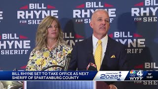 Bill Rhyne set to take office as the next Spartanburg County sheriff