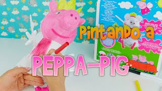 Aprende a Pintar a Peppa con Rotuladores 🖌🎨  Pig- Peppa Pig - Painting Brush