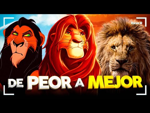 TODA la SAGA de El Rey León: De PEOR a MEJOR