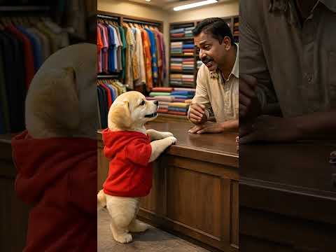 Puppy didn't buy color today.#animals