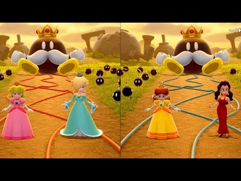 Super Mario Party Jamboree - All Survival Minigames (All Girls)