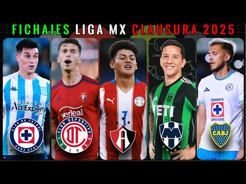 FICHAJES Liga MX CLAUSURA 2025 AGUSTÍN BASSO a CRUZ AZUL | DRIUSSI a MONTERREY | MÁS BAJAS en CHIVAS