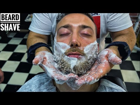 [ SLEEP ] SHAVİNG BEARD AND MUSTACHE ASMR | HEAD MASSAGE