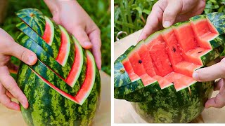 Genius ways to Cut and Peel your Fruit and Vegetables