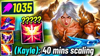 KAYLE... but with 1000+AP. (Queen of Scaling)