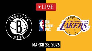 NBA LIVE! Los Angeles Lakers vs Brooklyn Nets | Mar. 28, 2026 | Nets vs Lakers NBA LIVE 2K26