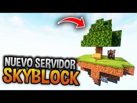 ✨ NUEVO SERVIDOR Survival SkyBlock para MINECRAFT PE 1.21.92 ✅ ¡Pociones Customs! (Java & Bedrock)