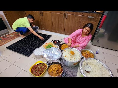Cooked Chicken Biryani 🥘 For 100 Rozdars || Life Mein Pehli Baar Diya Iftari  ❤