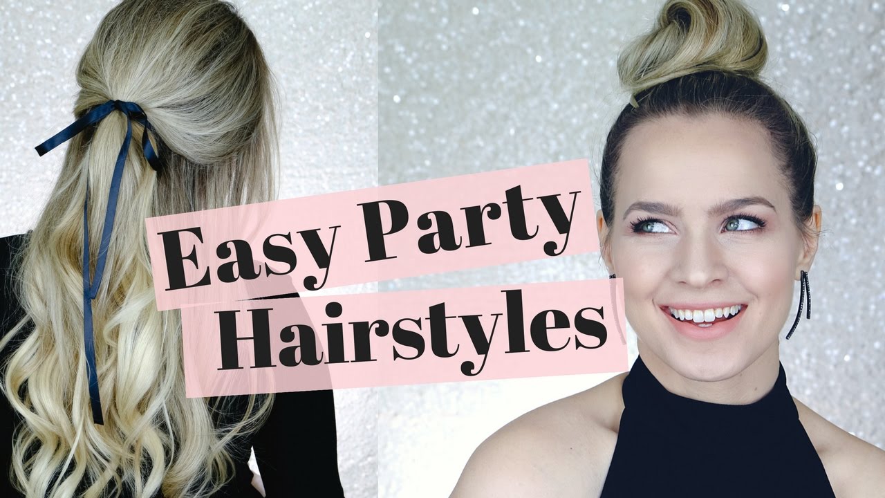 4 Easy Holiday Party Hairstyles - Hair Tutorial
