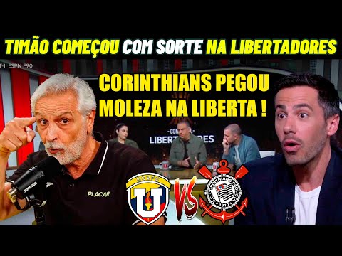 CORINTHIANS PEGOU MOLEZA NO SORTEIO DA LIBERTADORES ! CORINTHIANS X UNIVERSIDAD CENTRAL DA VENEZUELA