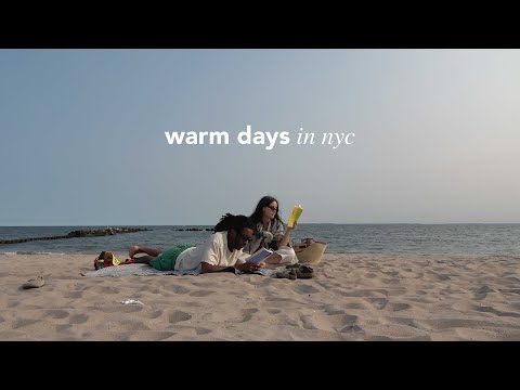 warm days in nyc feeling happy