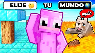 ¡Minecraft, Pero el Mundo Es de Lo Que Elija! 🌍✨