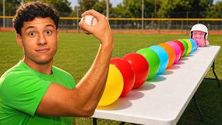 How Many Balloons Does it Take to Stop a Baseball?