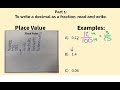 Converting Decimals to Fractions