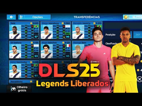 Saiu! Dream League Soccer 2025 - DLS 25 - Mod - Com LEGENDS Liberados e Dinheiro INFINITO!!