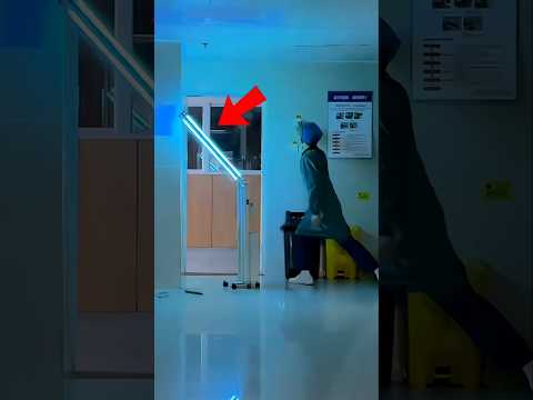 why nurses leave the room after this blue light turns on