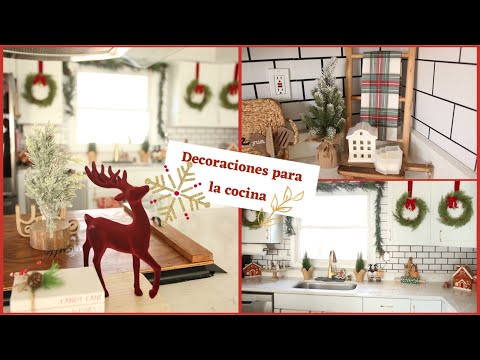 Decoraciones navideñas para la cocina