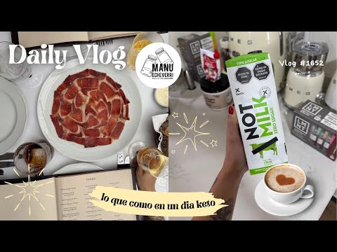 ☕️PROBANDO LECHE NOTMILK CERO AZUCAR | LO QUE COMO EN UN DIA DIETA KETO | VLOG 1652 | Manu Echeverri